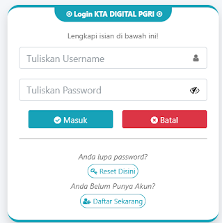 Register PGRI Kota Tanjungpinang - Persatuan Guru Republik Indonesia Cabang Kota Tanjungpinang